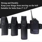 4pcs Belt Keepers Black Tactical Dual Snap Closure Law Enforcement Duty Belt Usa