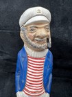 Vintage Old Salt Sea Captain Sailor Figurine 12    Nautical Folk Art Pipe Bearded