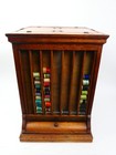 Antique J p  Coats Spool Cotton Thread Cabinet Sewing General Store Display