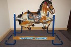 Flexible Flyer Spring Rocking Horse Realistic Sounds In Original Box 1980s
