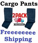 Cargo Work Pants - Pack Of 2 - Pick Your Color -free Ship