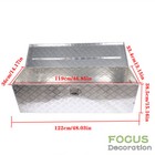 48  Aluminum Truck Pickup Atv Camper Tool Box Trailer Flatbed Rv Storage W lock