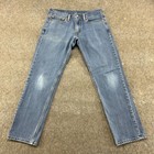 Levis 511 Jeans Mens 31x30 Blue Skinny Leg Slim Fit Light Wash Denim Cotton
