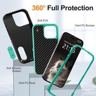For Iphone 16 Pro Max 16 Plus 15 14 13 12 11 Kickstand Case Heavy Duty Cover