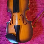 Vintage Toy Violin  with Bow  Music Works 