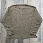 Vintage Chaps Ralph Lauren Mens Shirt Size L Brown Henley Long Sleeve Paint Mark