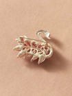 4ct Marquise Cut Lab Created Tourmaline Bird Brooch Pin 14k White Gold Finish