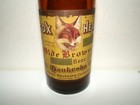 1930 s Fox Head Olde Browne Beer Irtp 12 Oz Bottle Waukesha Wisconsin