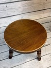 Vintage Authentic Furniture Wooden Milking Stool Three Legged Farmhouse Read