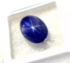 Natural Blue Star Sapphire 15-20 Ct Cabochon Oval Cut 6 Buds Loose Gemstone