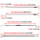 Mofun 12 -14  Handlebar Brake Line Clutch Throttle Cable For Harley Fxcw Non-abs
