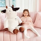 Giant Cow Stuffed Animal  30 Inches Big Plush Toy large Cute Jumbo Soft Toys hug
