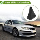 Gear Shift Stick Gaiter For Saab 93 9-3 2002-2016 Car Black Gear Stick Knob