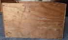Vtg Solid Wood Crate Reinforced Unbranded Wooden Box 19  X 16  X 12 