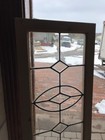 Sg 2149 Antique Leaded And Beveled Transom Window 18 X 50 25