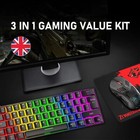 60  Usb Mechanical Gaming And Mouse Keyboard Rgb Led Backlit 6400 Dpi