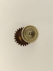Vintage Rotary International Past President 10k Yellow Gold Pin Real Diamond