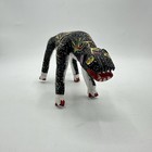 Oaxacan Jaguar Carving Signed Mexican Folk Art Alebrije Wood Sculpture Gomez