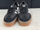 Adidas Sambae W Women s 7 5 Black White Gum Sole Sneakers Ji1350 New