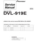 Pioneer Dv-505  Dvl-909 Dv-s9 Laser Disc Ld Dvd Player Service Manual
