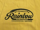 Vintage Rainbow Club Casino  Henderson  Nevada Sweatshirt  80s  Size Xl - Yellow
