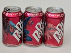 2002 Dr Pepper Marvel Spider-man Lot Of 3 Empty Cans