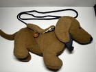 Rare Vintage Die Spiegelburg Dachshund Puppy Dog Purse