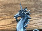 Vintage 1978 Perth Pewter Celestial Prancing Unicorn James Lane Casey 5  Tall