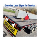 Oversize Load Signs For Trucks And Pilot Cars  2 Oversize Load Banner  4 Red    