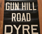C1920s Vintage Nyc Subway Train Car Old Roll Sign Bronx Gun Hill Road Dyre Ave