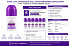 Avon Cool Confidence Roll-on Antiperspirant Deodorant 50ml 6 Pack