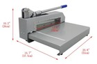 Manual Guillotine Shear Gauge Sheet Metal Plate Cutter Machine For 12 59 feeding