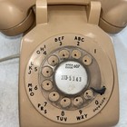 Vintage Bell Western Electric Beige Rotary Dial Desk Phone Usa