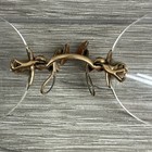 1890 s Antique Victorian 1 10 12k Gold Pince Nez Spectacles Eyeglasses   Safety