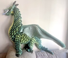 Melissa   Doug Lifelike Plush Giant Winged Dragon Stuffed Animal 36   x40 5   