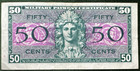 Mpc 50 Cents Series 521   Extra Fine Details   Fr-m844r3   Free Shipping