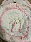 Fisher Price Baby Cradle  n Swing Replacement Seat Cover Canopy Straps Pink Gray
