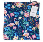 Vera Bradley Cloth Cotton Napkins Set Of 8 - Pink Flamingo Garden Navy Blue  Nwt