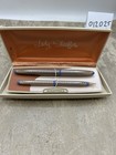 Vintage Lady Sheaffer Blue   Gold Pen   Pencil Set Usa W  Case