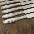 Is Ambassador Set Of 6 Dinner Knives 1847 Rogers Silverplate Vtg Flatware Lot C
