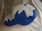 Vtg Nissin Pepsi Adjustable Strap Hat Blue Embroidered Pepsi Cola Logo