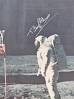 Buzz Aldrin Autograph Hand Signed Astronaut Apollo 11 24x36 We Came In Peace