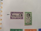 Ascension Early Collection On 2 Album Pages - George V To Qeii Mint   Used