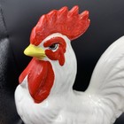 Beautiful Porcelain  Vintage Rooster And Hen Original Stickers Japan