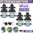 4x High Pressure Dc12v 130psi 6l min Electric Water Pump Self Priming Auto Switc