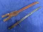 Rare Original Japanese Late Ww2 Type 30 Navy Bayonet And Rubberized Scabbard