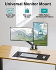 Dual Monitor Desk Mount - Adjustable Monitor Arm For 2 Monitors Up To 32 Inch   