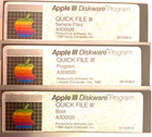 Apple Iii 3 Computer Quickfile Iii Software Disks Diskettes And Manual Vintage