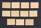 Canada  Scott  50-60 1 2c To 50c Jubilee - Mint Og Hinged