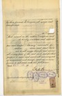 1892 Baltimore   Ohio Railroad Co Stock Certificate 10 Shares Blake Boissevain
